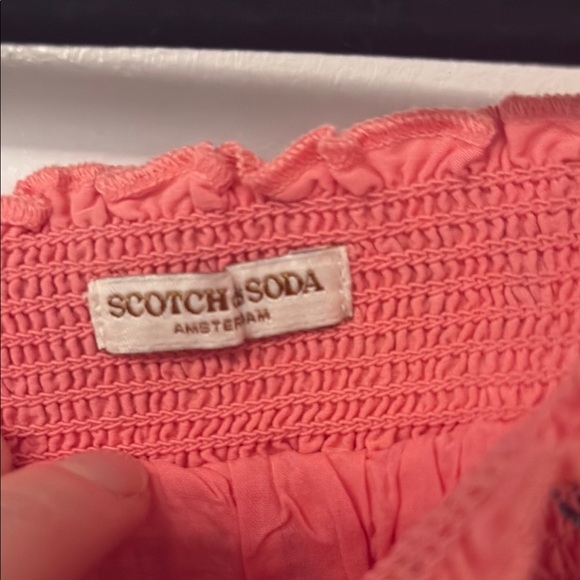 Scotch & Soda Pink Smocked Camisole Top - Picture 3 of 6